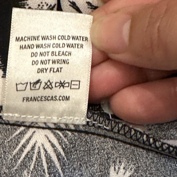 Blue Rain Francesca's Dress Tropical Wrap Dress Large Resort Spring Break NWT - Picture 7 of 12